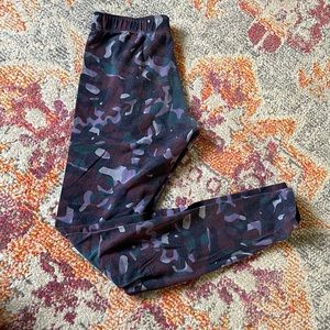 Nike purple camo leggings